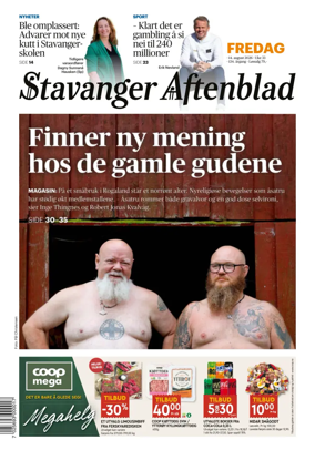 Cover of Stavanger Aftenblad