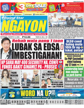 Cover of Pilipino Star Ngayon