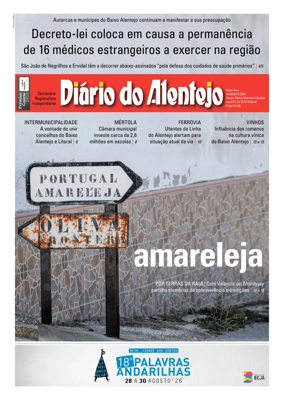 Cover of Diario do Alentejo