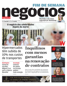 Cover of Jornal de Negocios