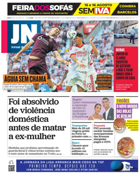 Cover of Jornal de Noticias