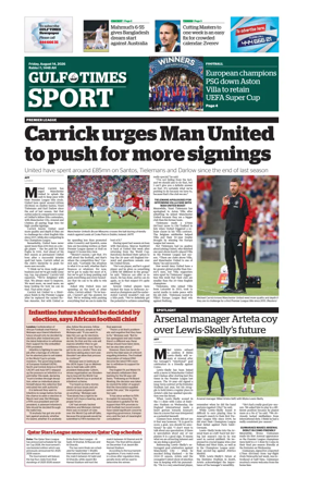 Cover of Gulf Times Sport