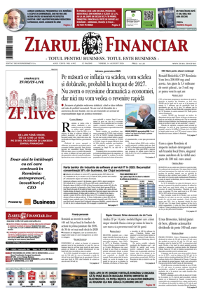 Cover of Ziarul Financiar