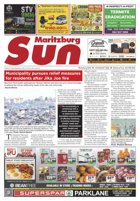 Cover of Maritzburg Sun (South Africa)