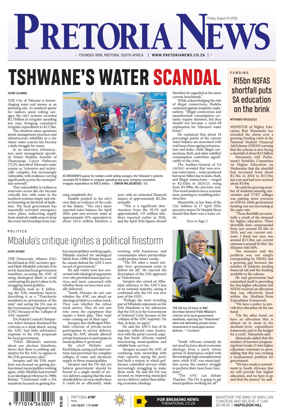 Cover of Pretoria News