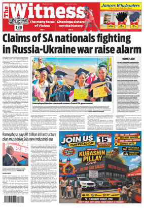 Cover of The Witness (South Africa)