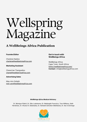 Cover of Wellspring Magazine