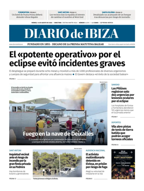 Cover of Diario de Ibiza