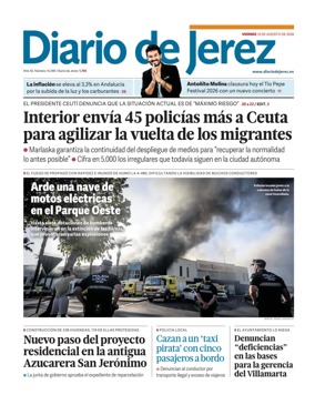 Cover of Diario de Jerez