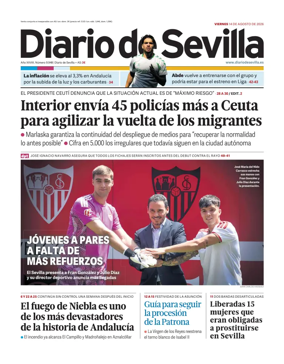 Cover of Diario de Sevilla