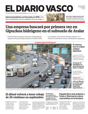 Cover of Diario Vasco (Alto Urola)