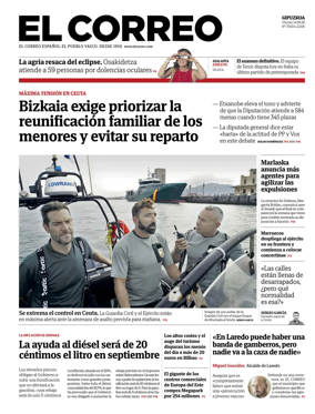 Cover of El Correo (Gipuzkoa)