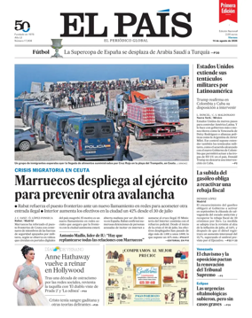 Cover of EL PAIS primera edicion