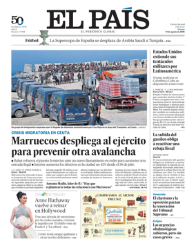Cover of El Pais (Galicia)