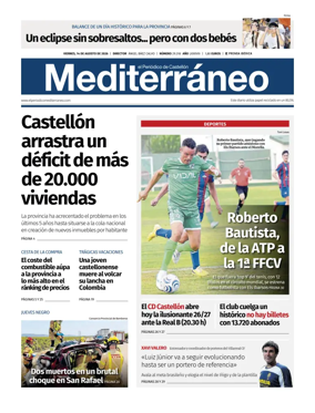 Cover of El Periodico Mediterraneo