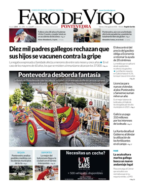 Cover of Faro de Vigo (Pontevedra)