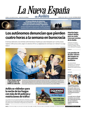 Cover of La Nueva Espana (Aviles)