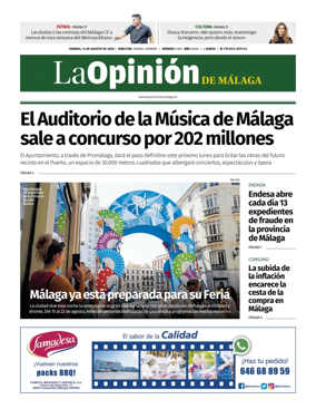 Cover of La Opinion de Malaga