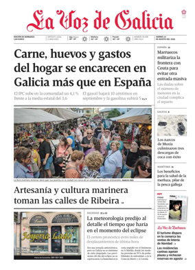 Cover of La Voz de Galicia (Barbanza)