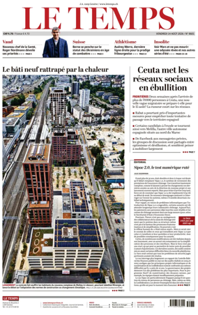 Cover of Le Temps