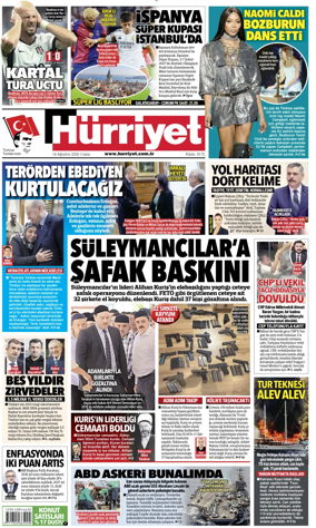 Cover of Hurriyet