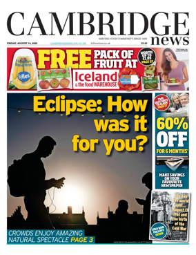 Cover of Cambridge News