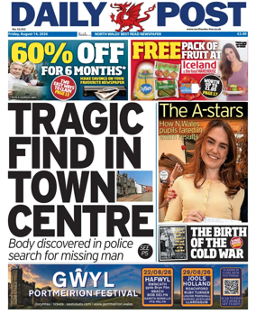 Cover of Daily Post (North Wales)