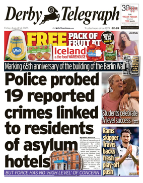 Cover of Derby Telegraph