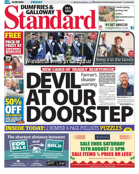 Cover of Dumfries & Galloway Standard