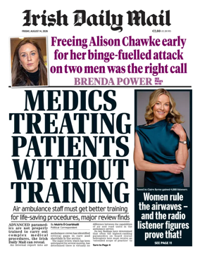 Cover of Irish Daily Mail