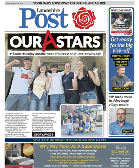 Cover of Lancashire Evening Post