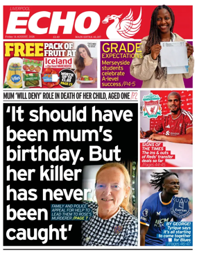 Cover of Liverpool Echo