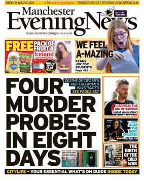 Cover of Manchester Evening News