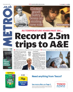 Cover of Metro (UK)