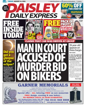 Cover of Paisley Daily Express