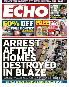 Cover of South Wales Echo