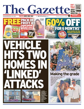 Cover of Teesside Evening Gazette