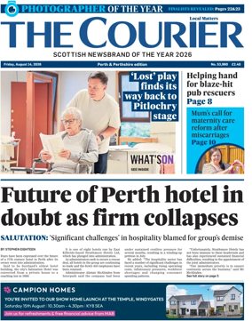Cover of The Courier & Advertiser (Perth and Perthshire Edition)