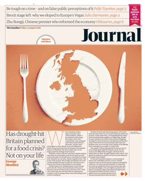 Cover of The Guardian e-paper Journal