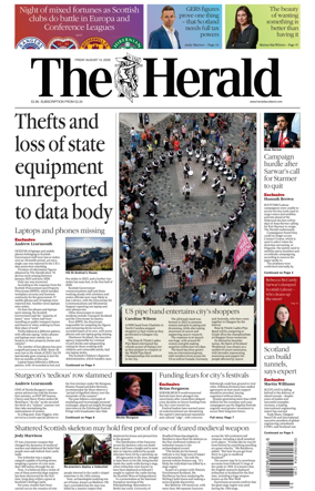 Cover of The Herald (Scotland)