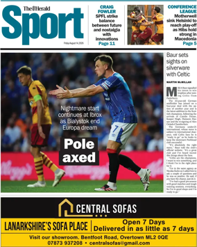 Cover of Herald Sport