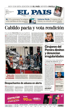 Cover of El Pais (Uruguay)