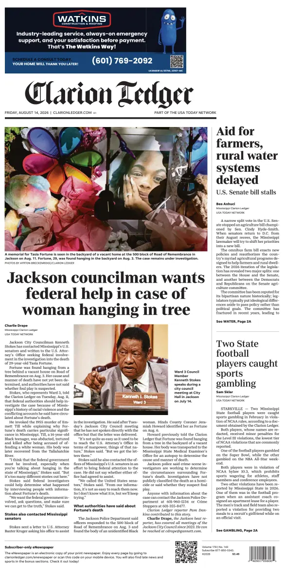 Cover of Clarion Ledger