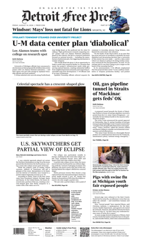 Cover of Detroit Free Press