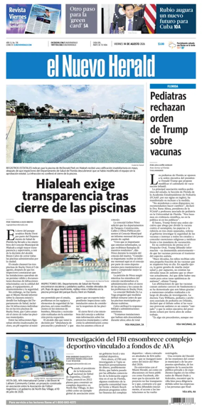 Cover of El Nuevo Herald