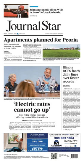 Cover of Journal Star (Peoria)