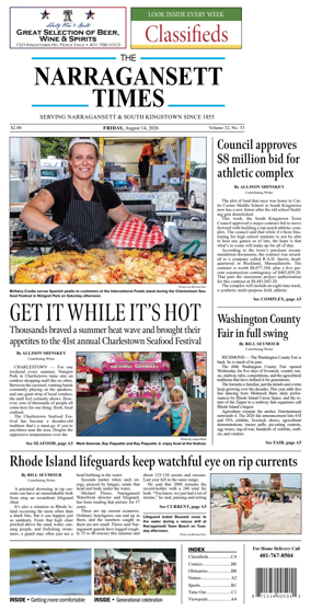 Cover of Narragansett Times