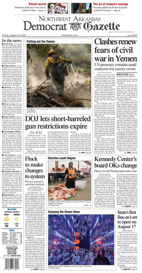 Cover of Northwest Arkansas Democrat-Gazette
