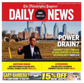 Cover of Philadelphia Daily News
