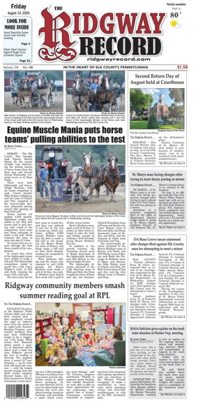 Cover of Ridgway Record